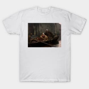 In Time of Peril,  Edmund Leighton 1897 T-Shirt